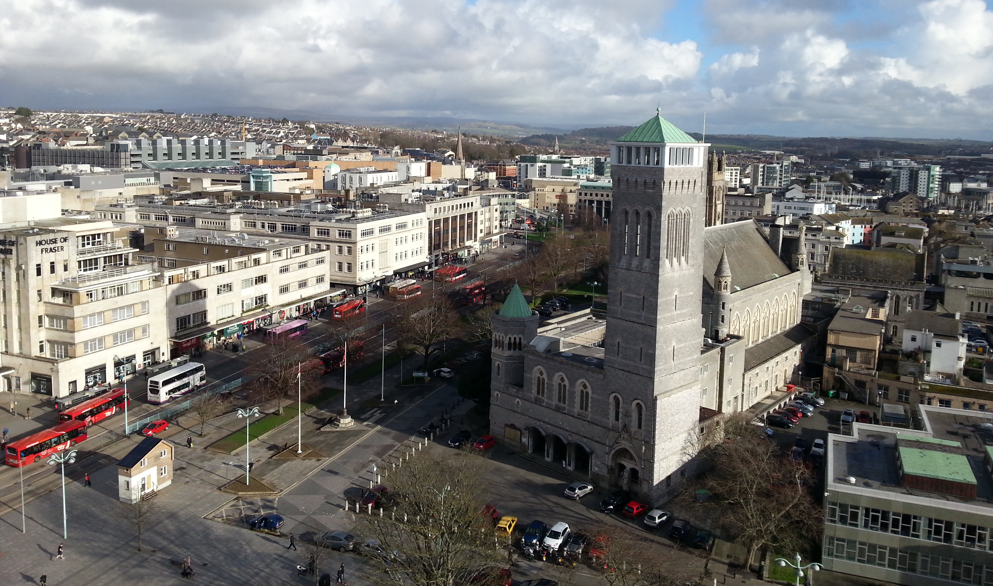 Plymouth city centre